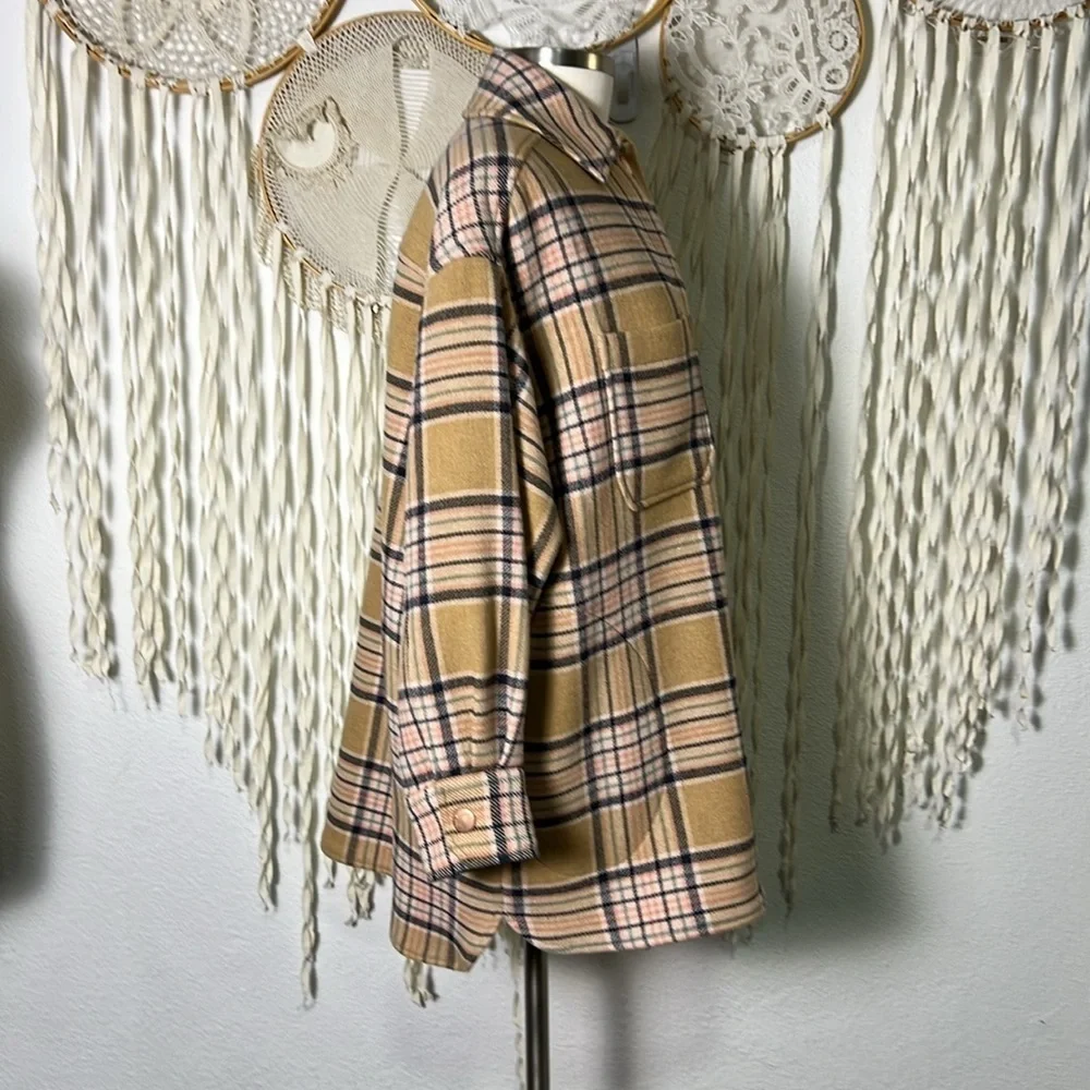 See by Chloe' Checked Wollen Coat Oversized Small